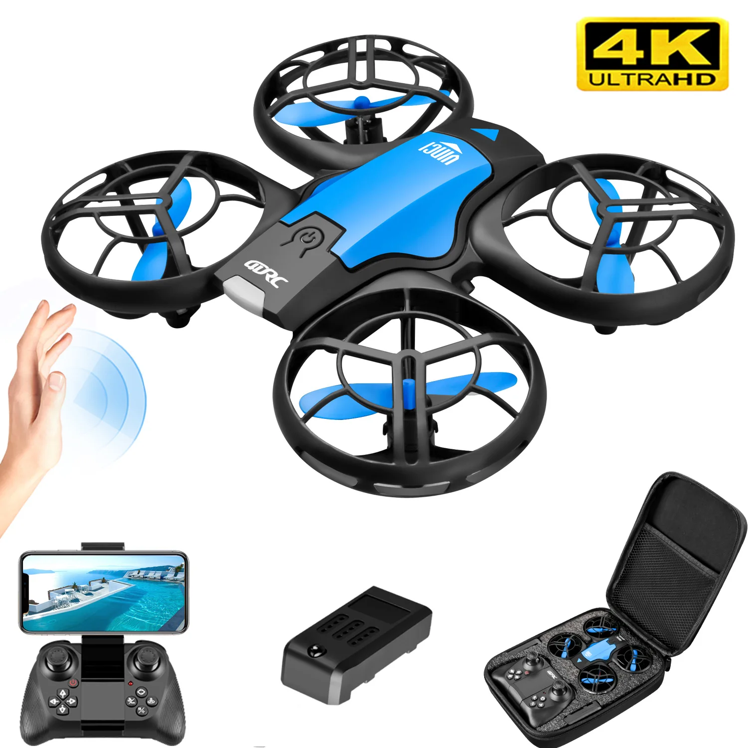 V8 New Mini Drone 4K Professio - đánh giá và giá Drone Mapping